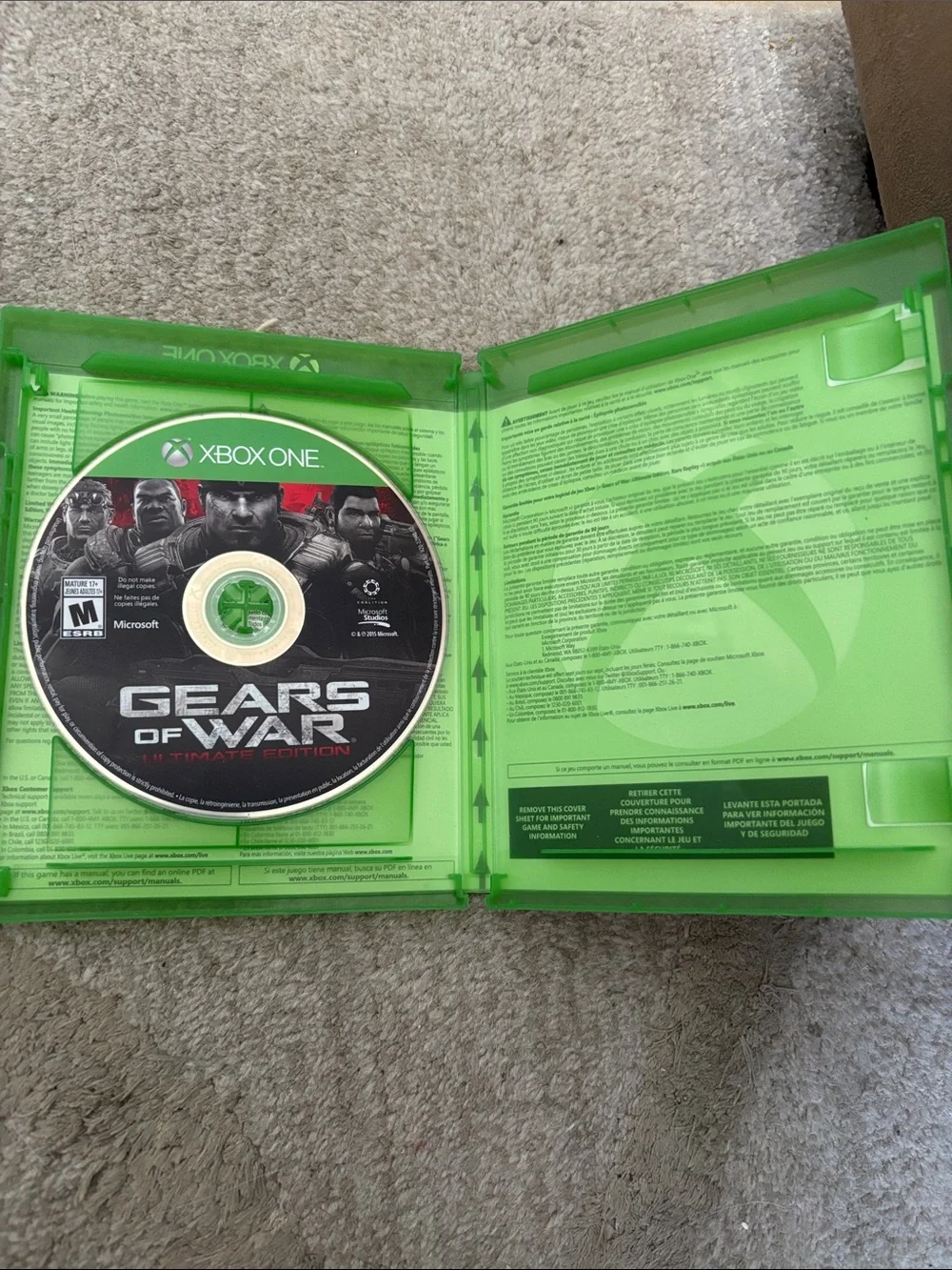 Xbox One Gears of War Ultimate Edition + Rare Replay Bundle - Green
